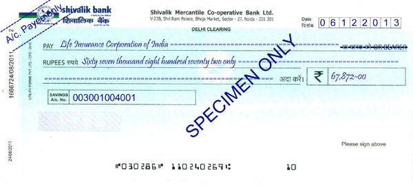 Ac payee cheque