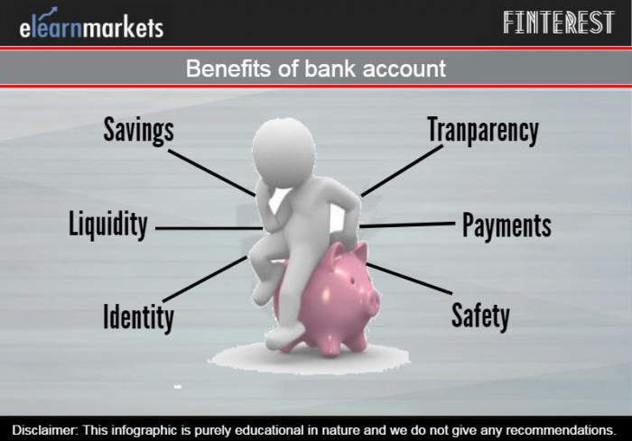 benefits of bank account