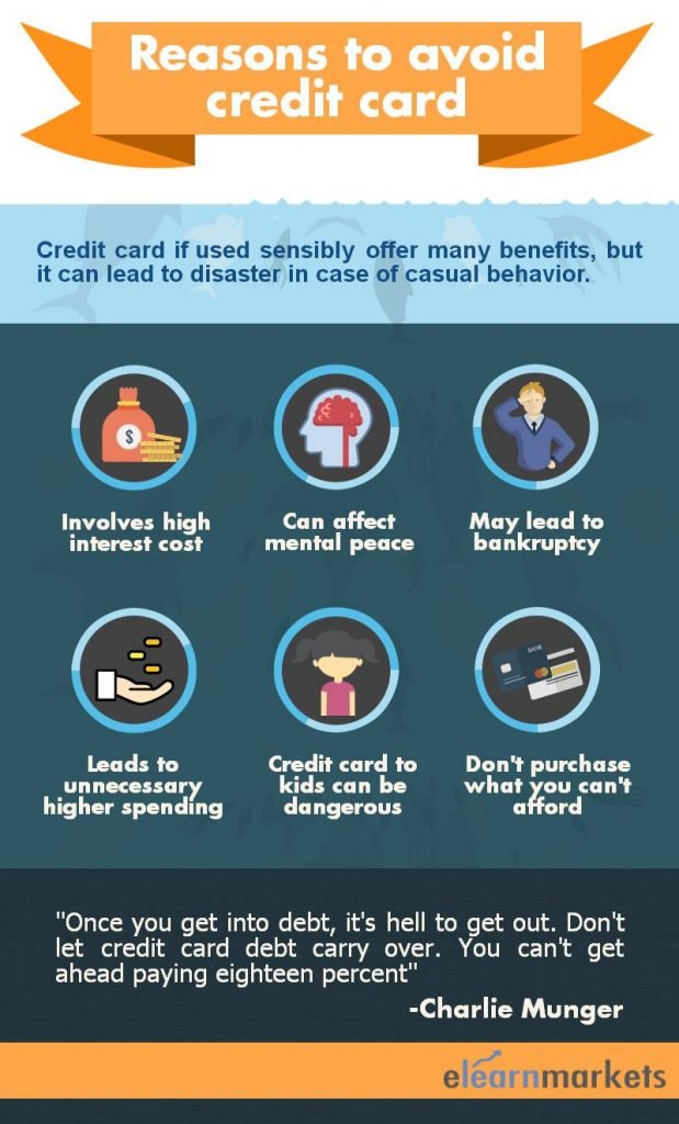 Reasons to Avoid Credit Card